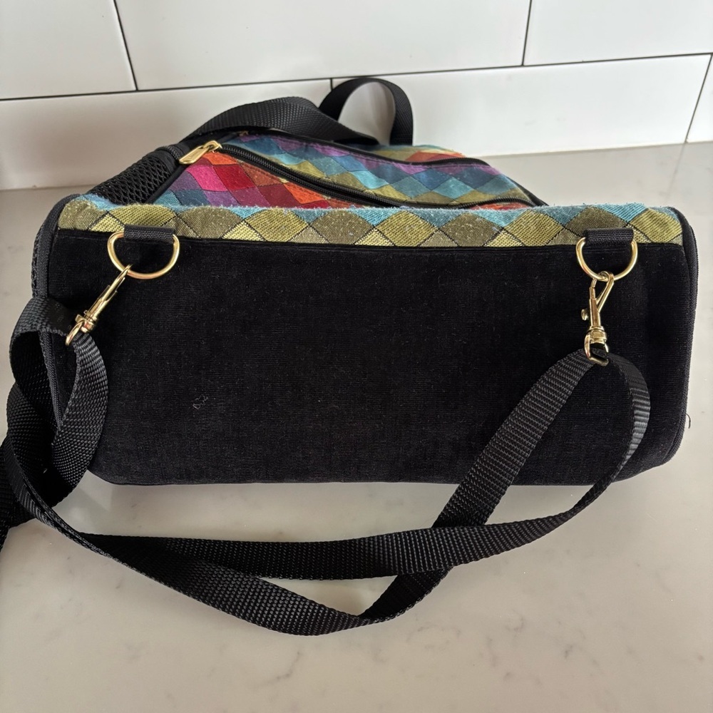 Danny K. Multicolor Geometric Design Backpack - Picture 6 of 10